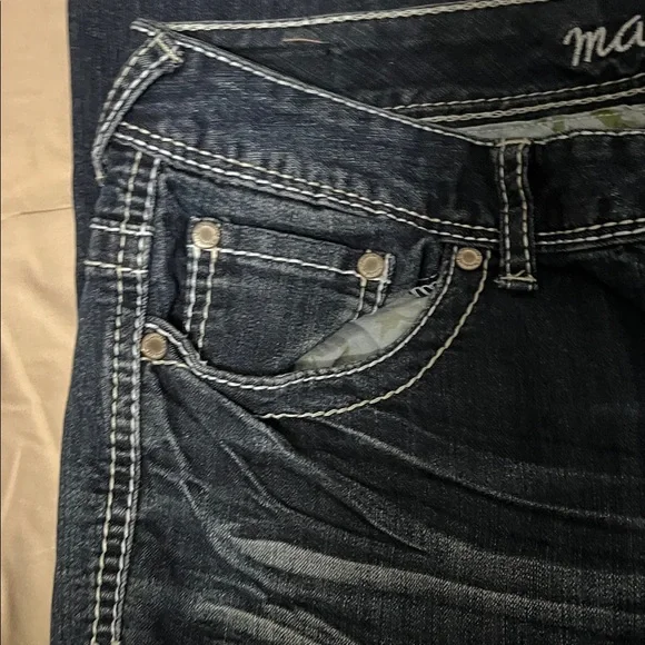 Maurices Dark Blue Boot Cut Jeans - Picture 3 of 10